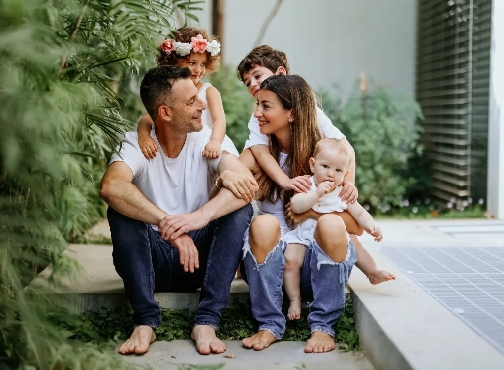 צילומי משפחה בבית