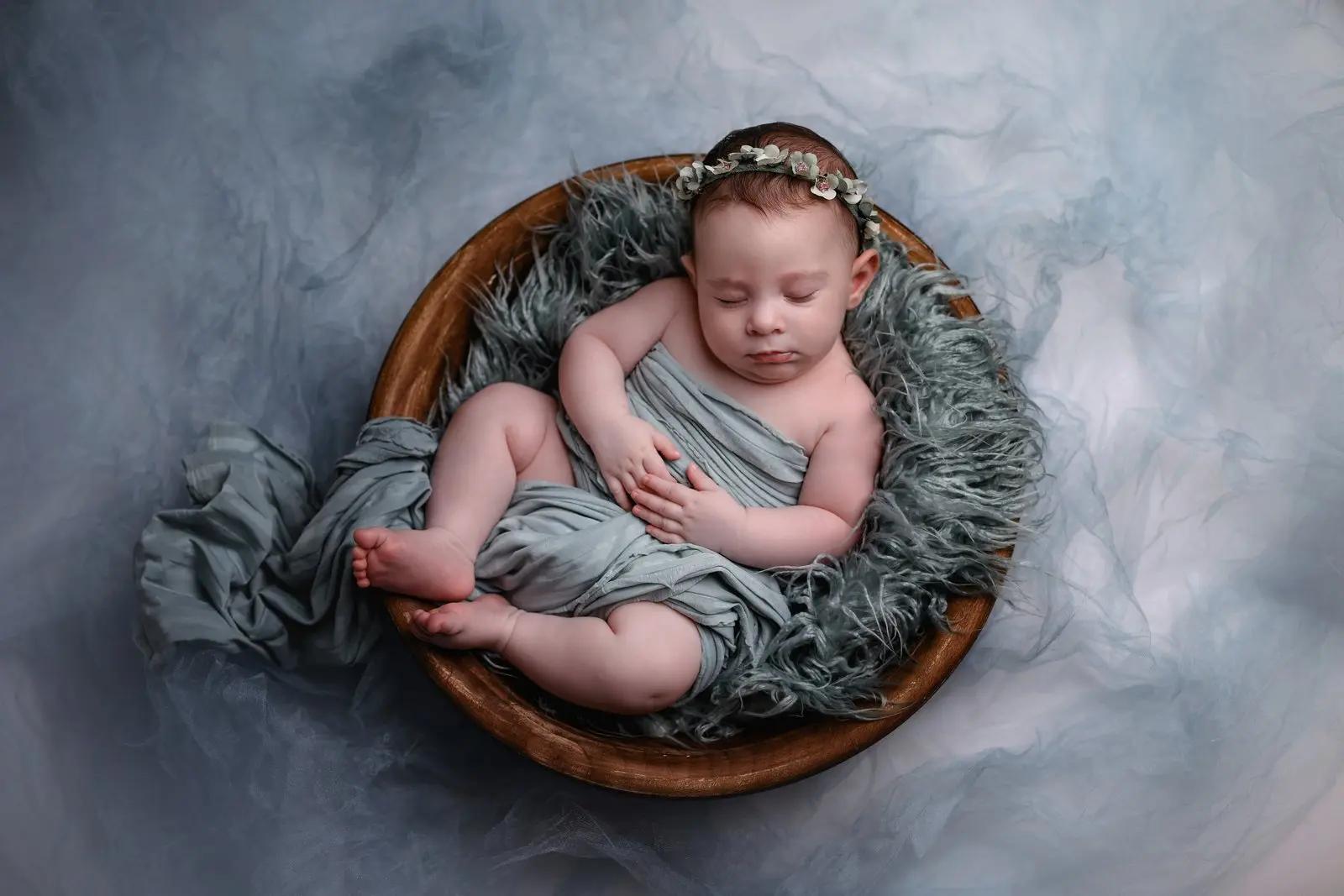 צילומי תינוקות עם שמיכות