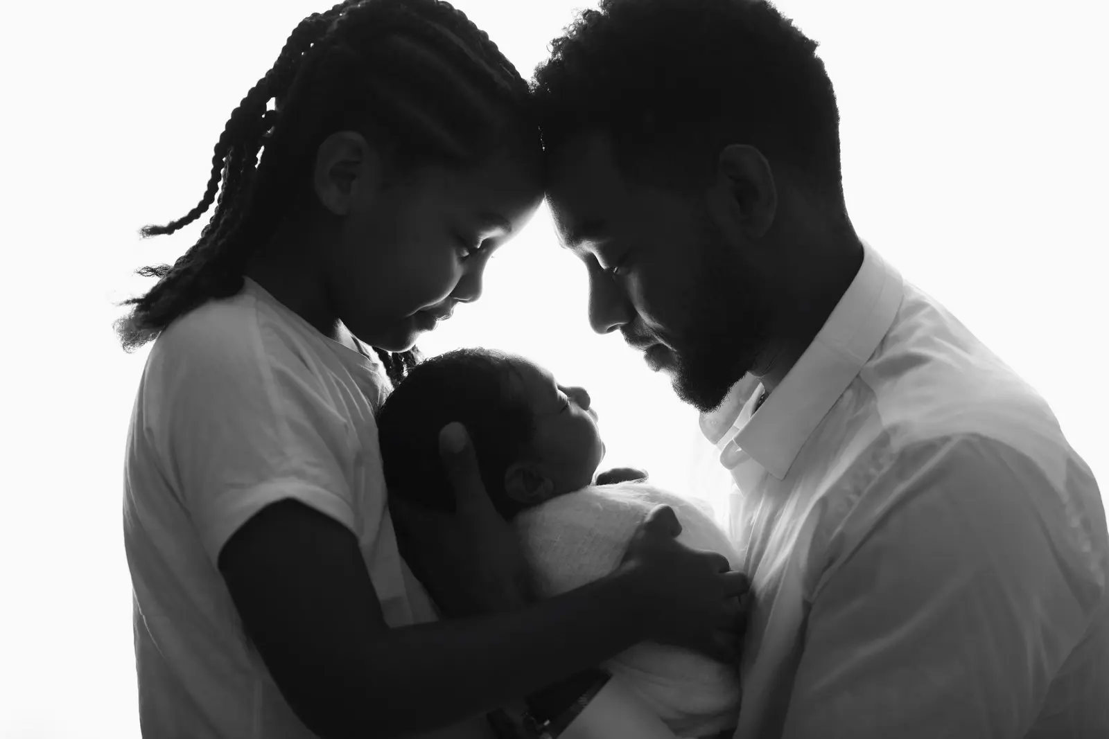 Families in studio photography