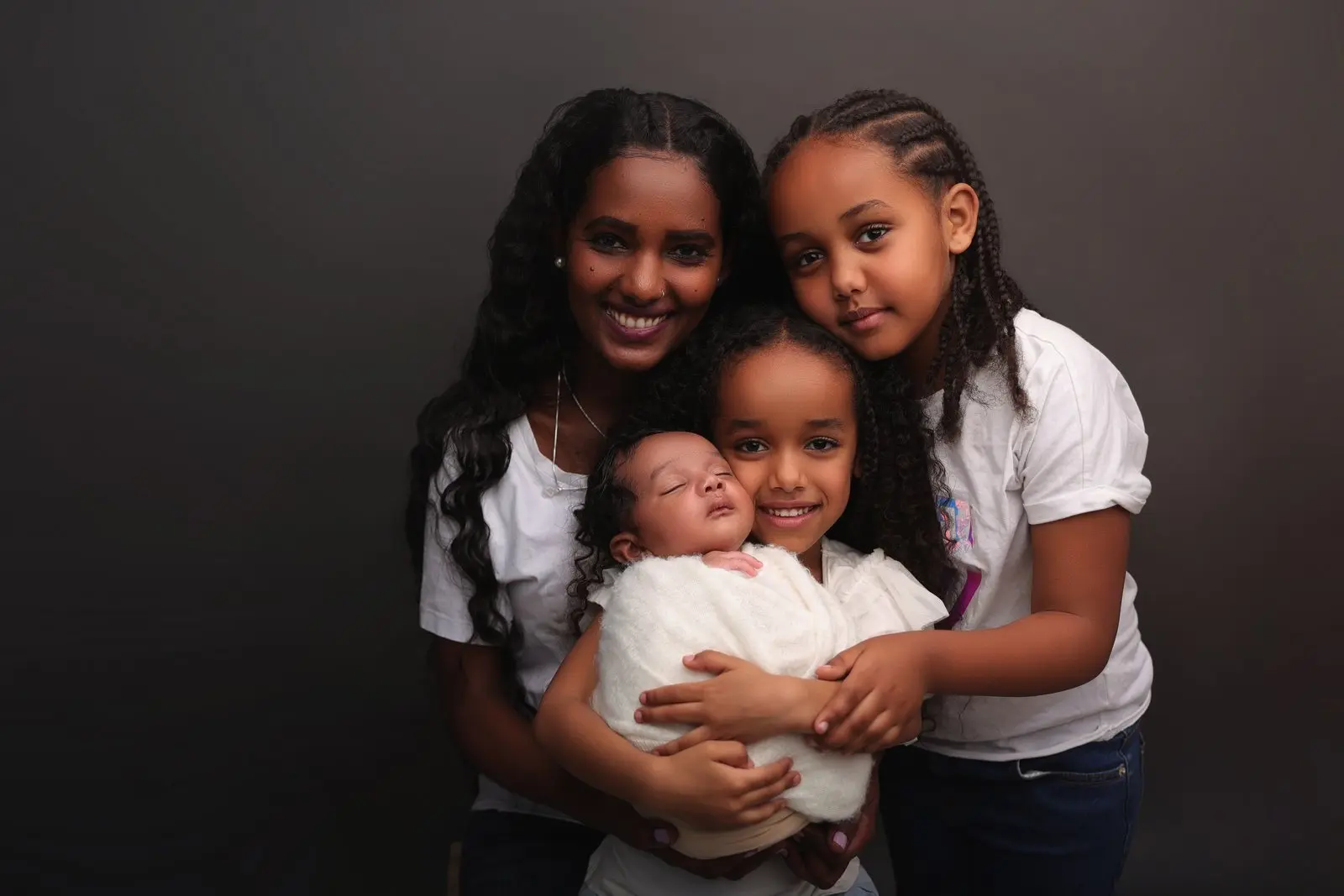 Studio family session with grandparents