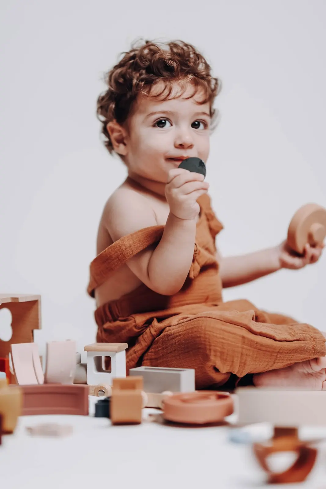 צילומים לגיל שנה עם חיוך מתוק