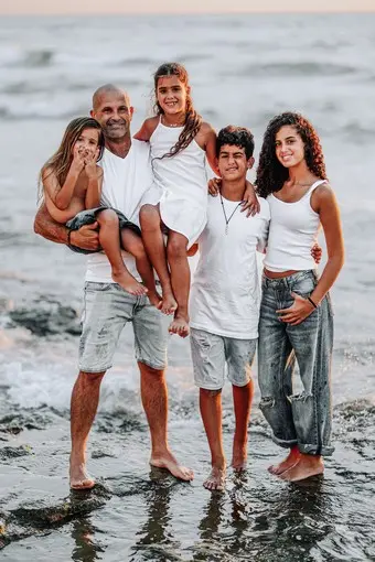 טבע ואור שמש במשפחה