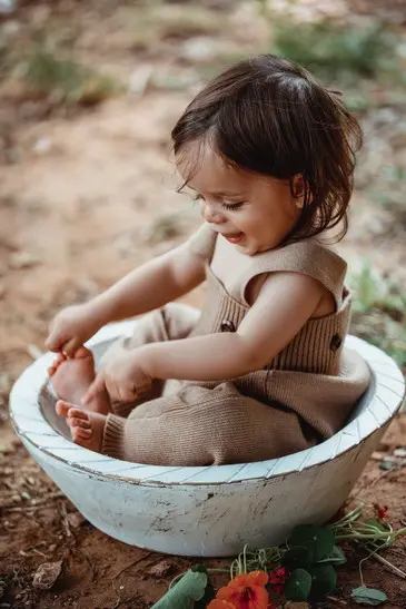צילומי גיל שנה בטבע עם ערסל קטן