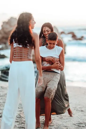 צילום טבע של משפחה